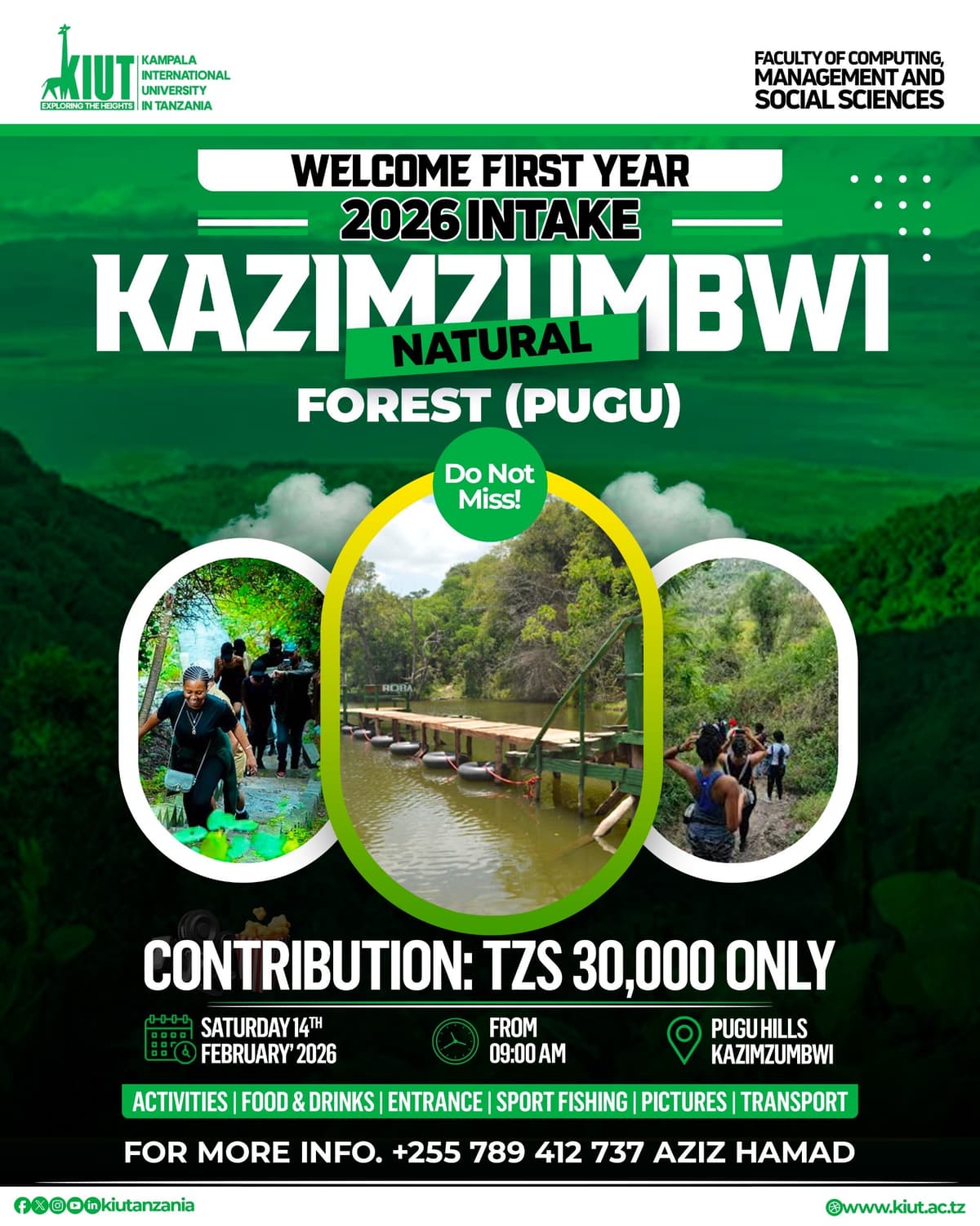 Welcome First Year 2026 Intake