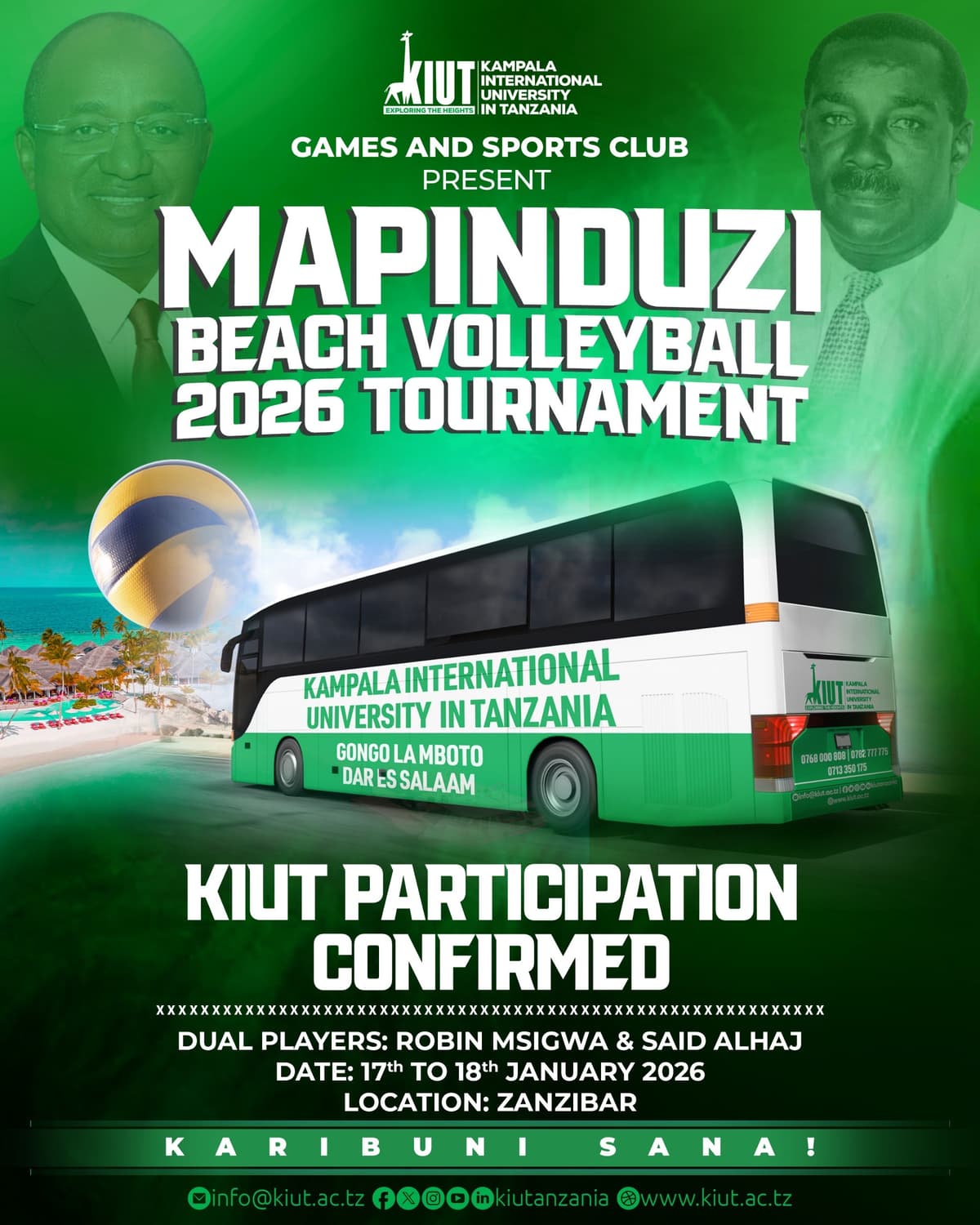 Mapinduzi Beach Volleyball 2026 Tournament