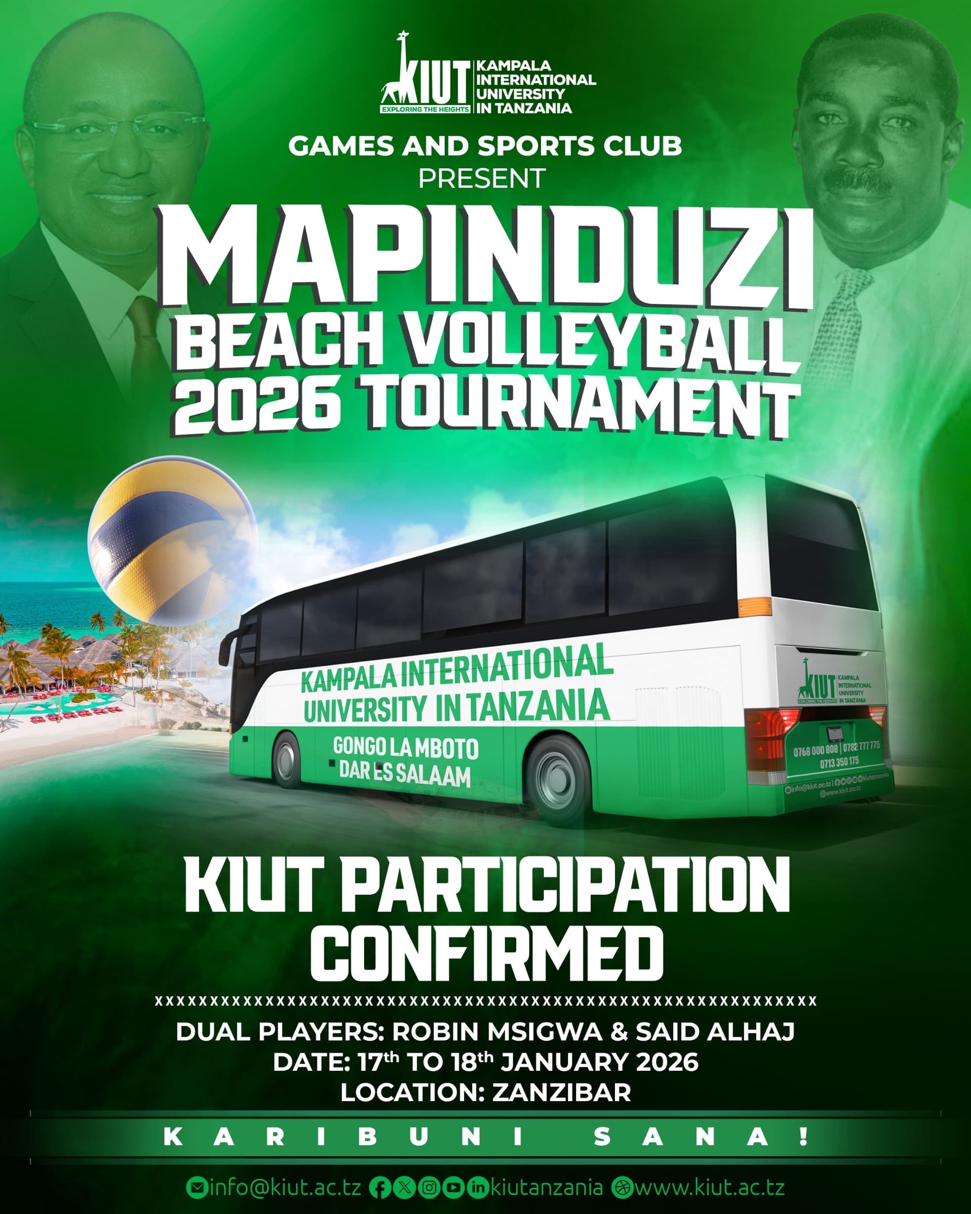 Mapinduzi Beach Volleyball 2026 Tournament