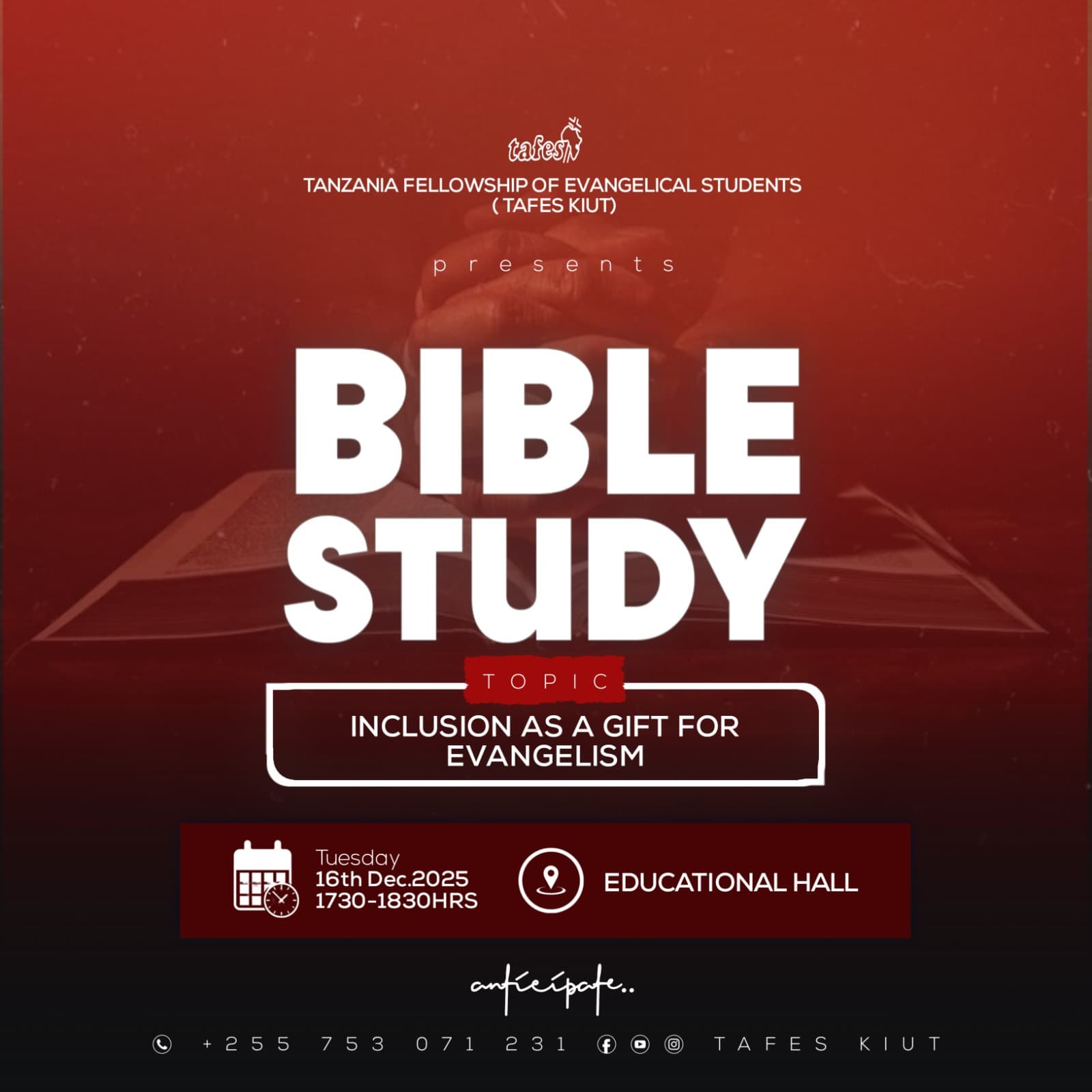 BIBLE STUDY