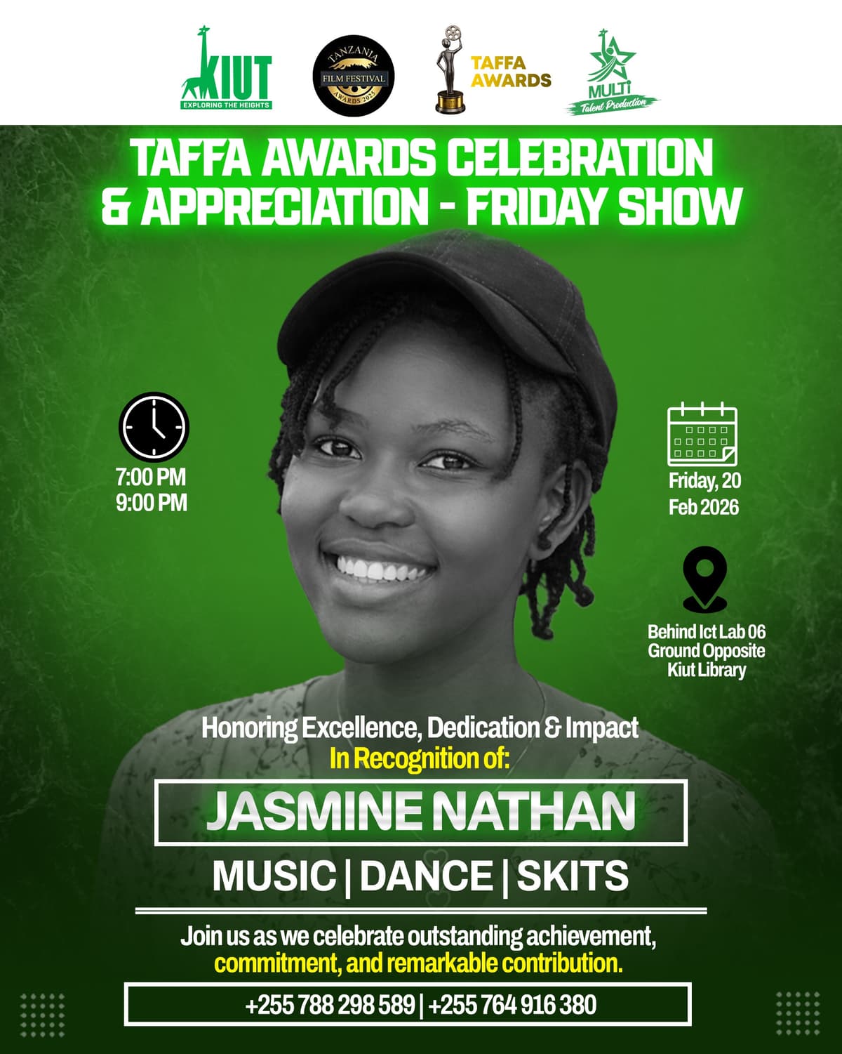 TAFFA Awards Celebration & Appreciation β Friday Night Show
