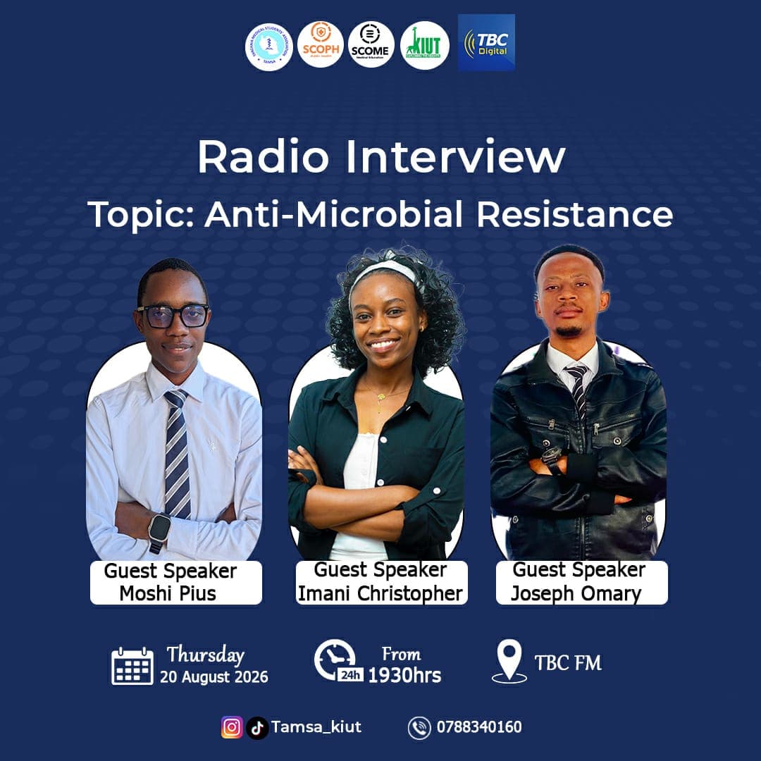 TAMSA-KIUT Takes Anti-Microbial Resistance Awareness to National Television