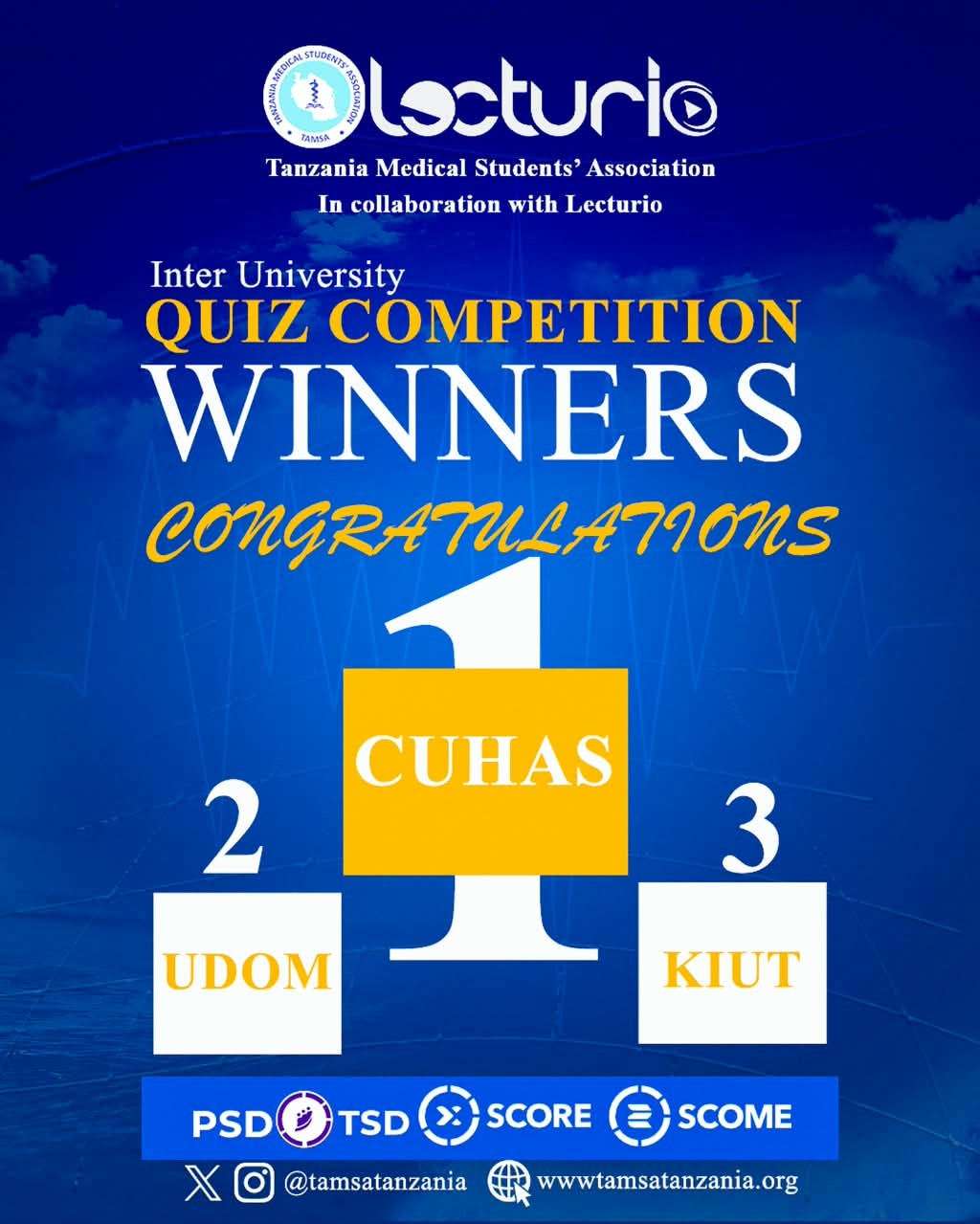 High Stakes & Big Minds: TAMSA-KIUT Heads to the Lecturio Quiz Grand Finale