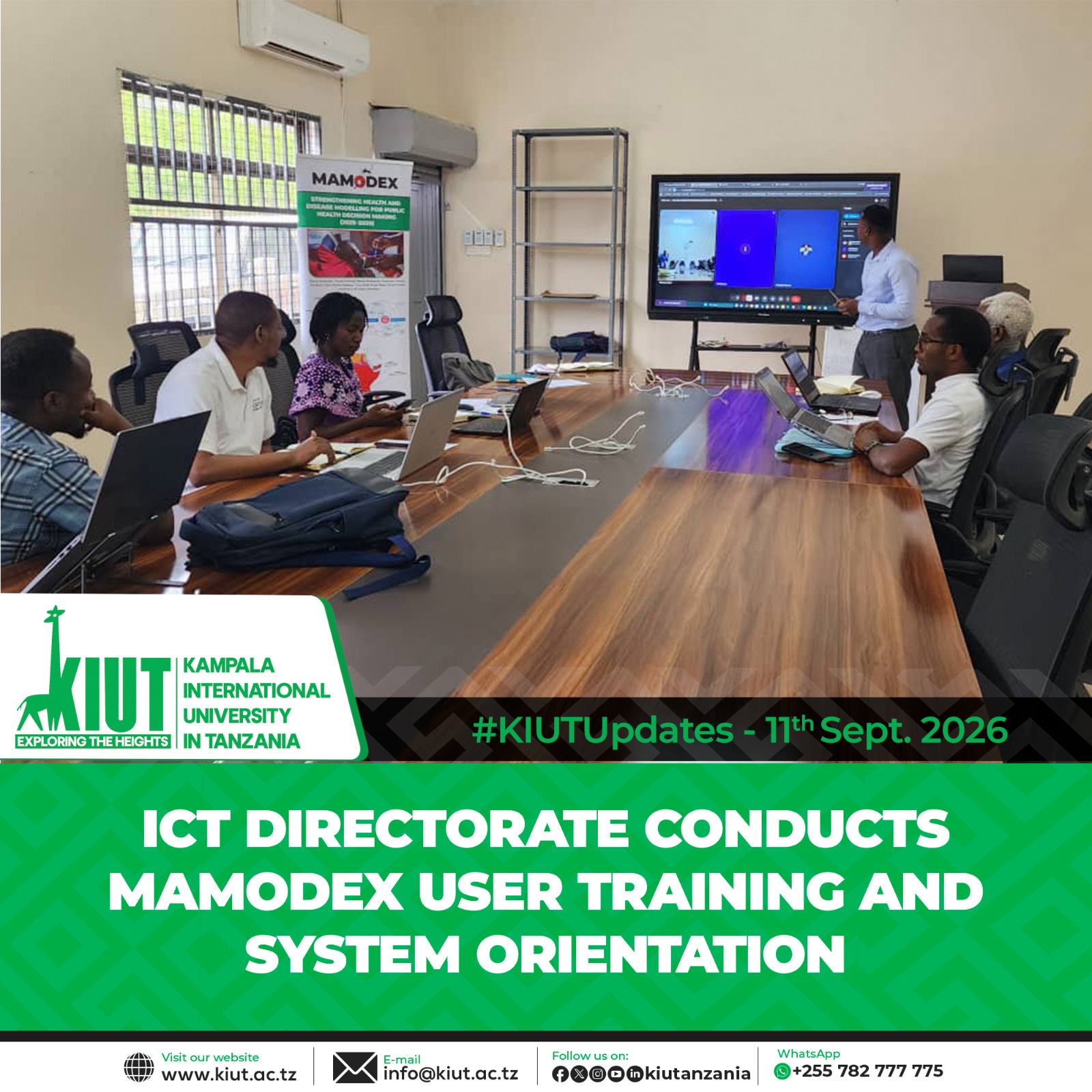ICT Directorate conducts Mamodex User Training And System Orientation