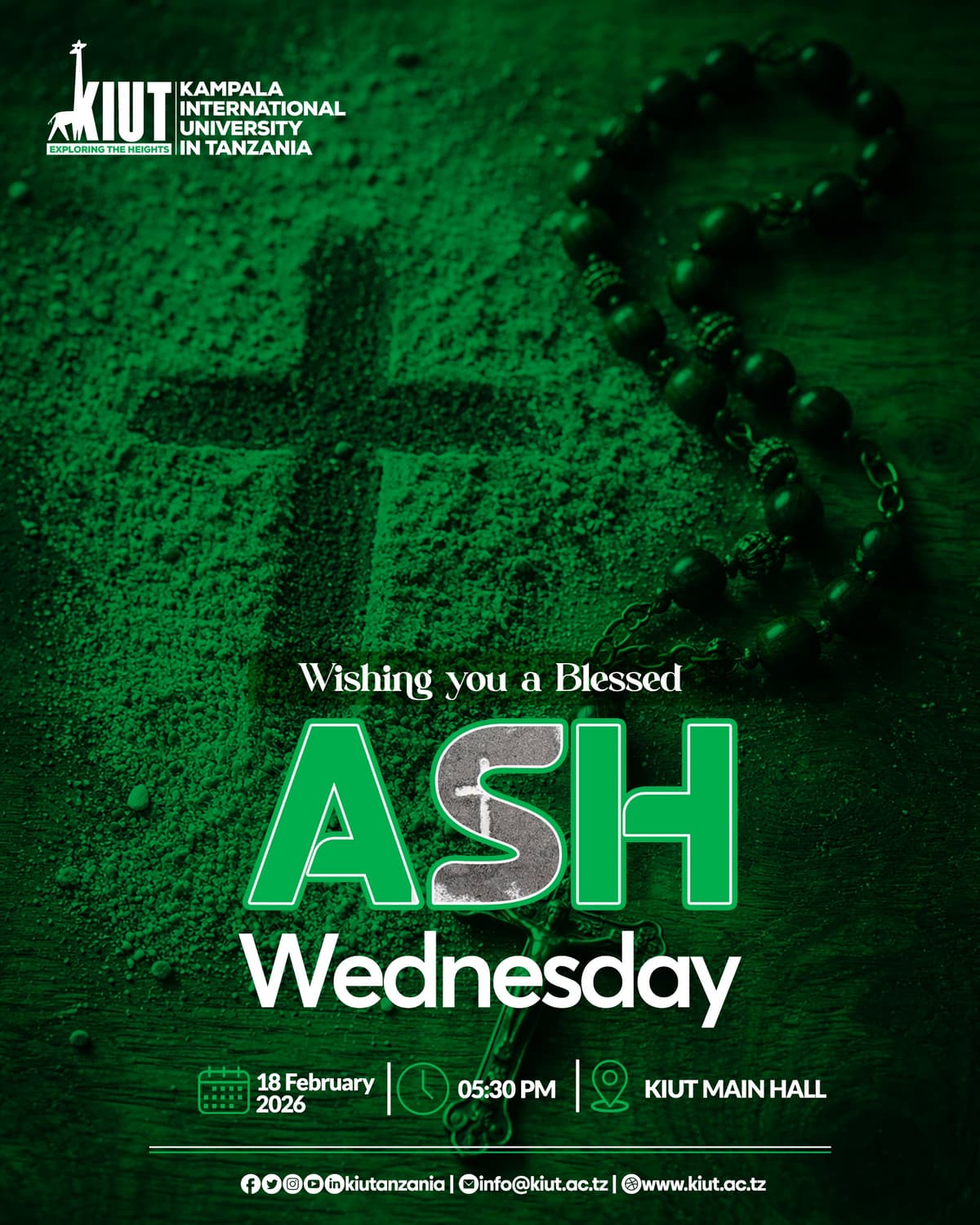 Wishing you a Blessed Ash Wednesday