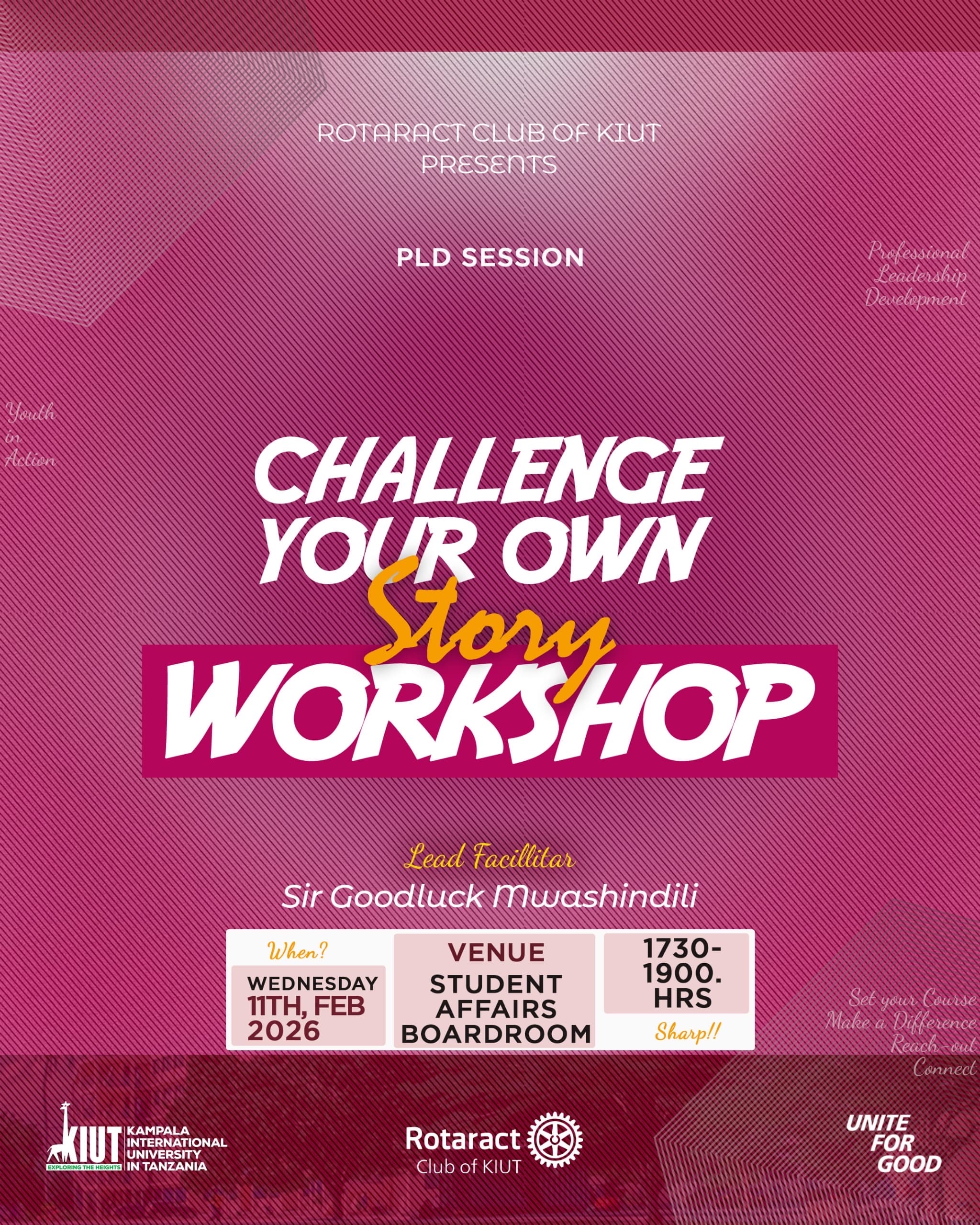 Challenge Your Own Story Workshop